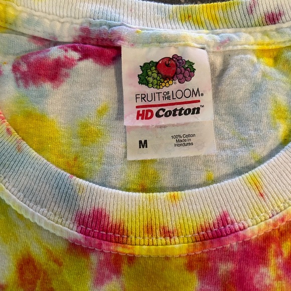 New, never worn, hand tie-dyed. 100% cotton, washed to set dye.  Size Medium. - Picture 2 of 4